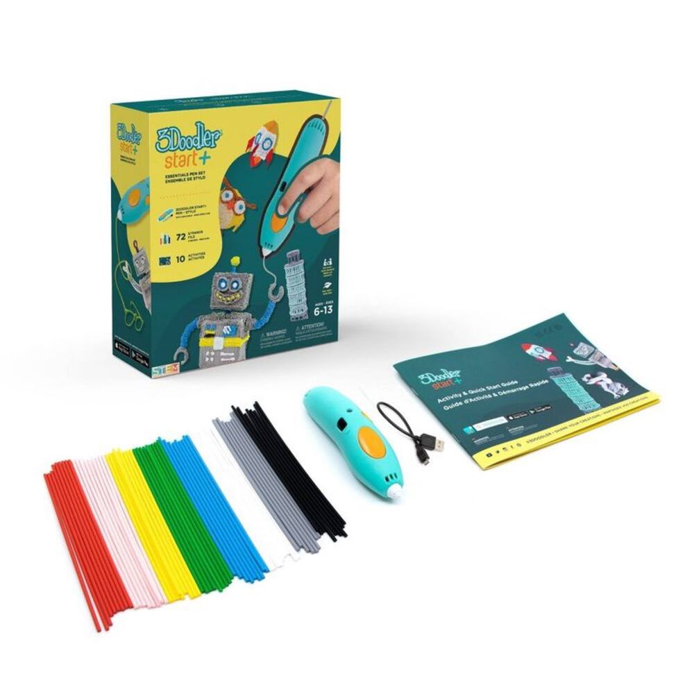 Open Box - 3Doodler -  Start+ Pen Set Green